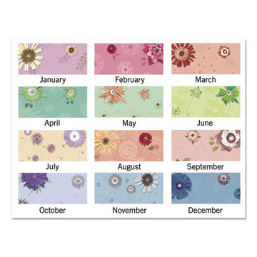 AT-A-GLANCE® Paper Flowers Desk Pad, Floral Artwork, 22 X 17, Black Binding, Clear Corners, 12-month (jan To Dec): 2022 freeshipping - TVN Wholesale